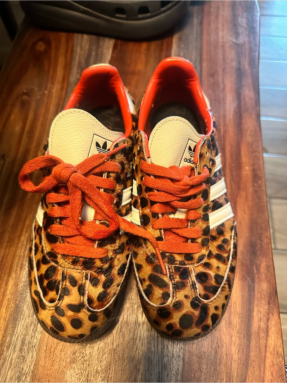 Adidas samba cheetah print